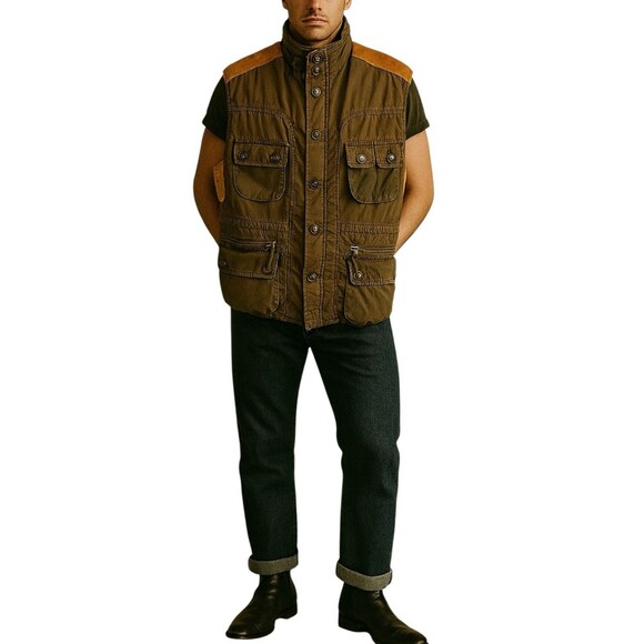Orvis Other - Orvis Vintage Primaloft Utility Vest Multi Pockets Gorpcore Fishing Hunting M